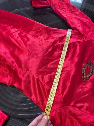 Traje Flamenca Rojo Espalda Descubierta