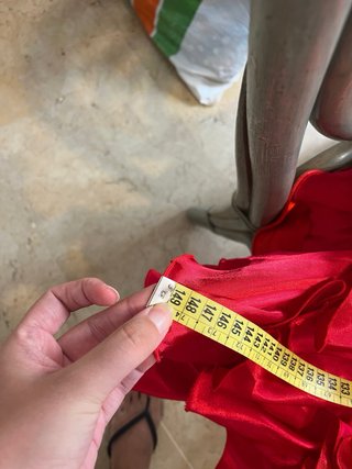 Traje Flamenca Rojo Espalda Descubierta