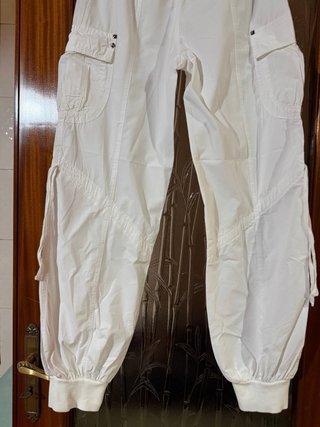 Pantaloni Hello Kiss Dance bianchi
