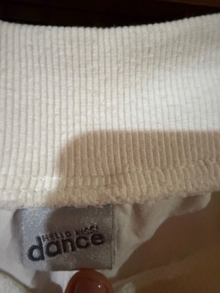Pantaloni Hello Kiss Dance bianchi