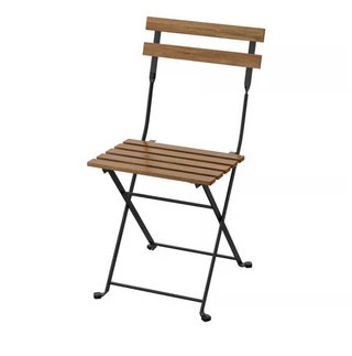 2 Sillas Plegables Madera y Metal