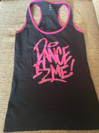 Camiseta Zumba Negra y Rosa Talla S