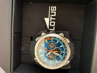 Reloj Lotus 18948/1 azul correa de caucho, hombre