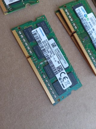 Lote 11 Memorias RAM SODIMM Samsung y Kingston