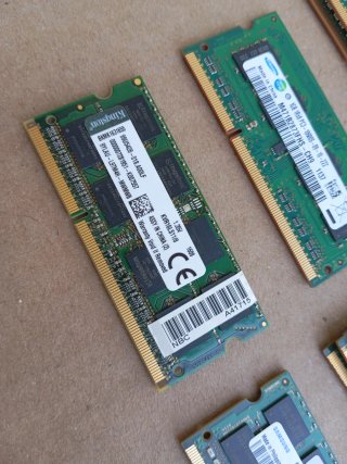 Lote 11 Memorias RAM SODIMM Samsung y Kingston