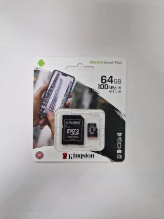 Tarjeta Micro SD Kingston 64GB + Adaptador