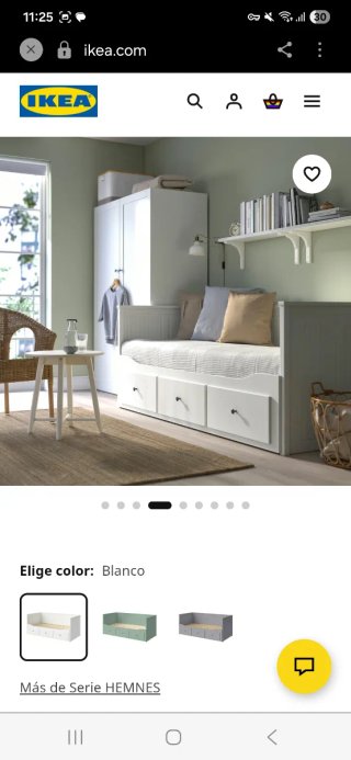 Cama Diván IKEA Hemnes Blanca