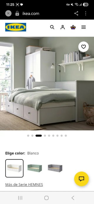 Cama Diván IKEA Hemnes Blanca
