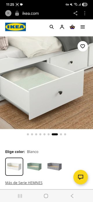 Cama Diván IKEA Hemnes Blanca