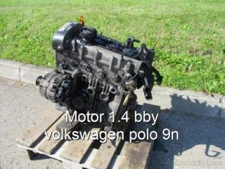 Motor 1.4 bby volkswagen polo 9n