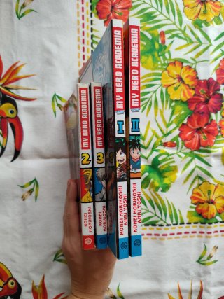 My hero academias tomos 1 y 2 + novelas 1 y 2