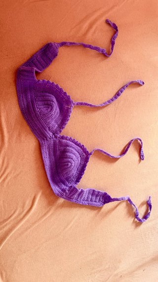 ropa de baño/ bañador/bikini morado