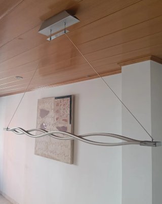 Lámpara LED Colgante Moderna Ondulada