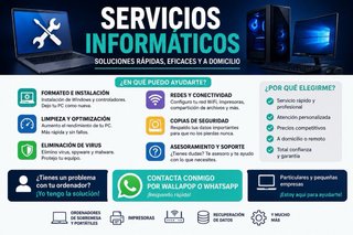 Servicios informáticos | Domicilio | Remoto