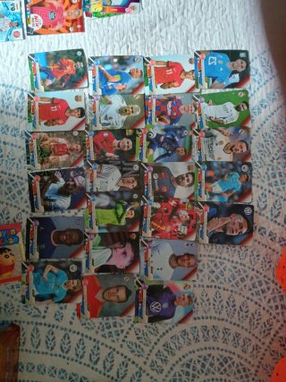 Cromos de fútbol variados star card colección edit
