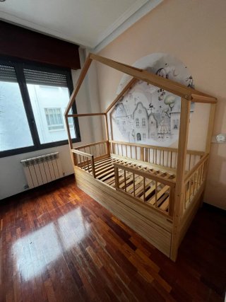 Cama nido casita de madera picarazan