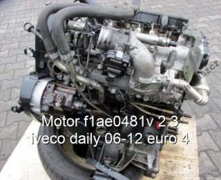 Motor f1ae0481v 2.3 iveco daily 06-12 euro 4