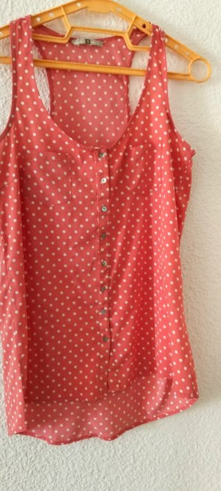 Camiseta tirantes lunares S