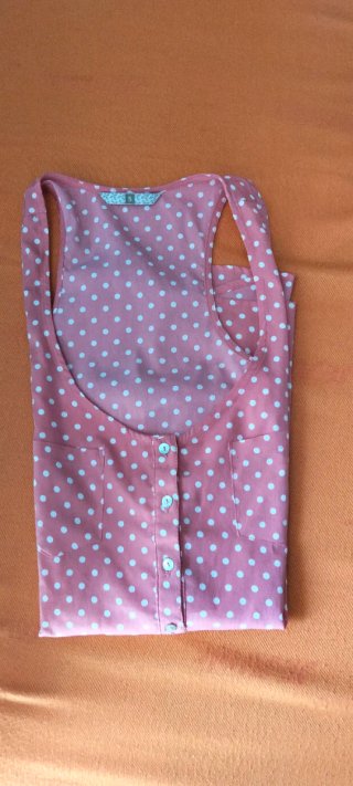 Camiseta tirantes lunares S