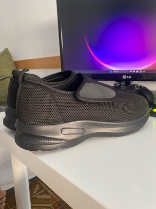 Zapatillas para abuelos velcro hombre talla 40