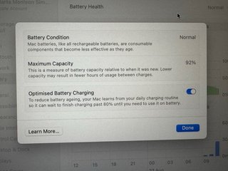 MacBook Air M1 (2020) 8GB RAM 256GB 92%