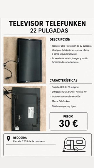 Telefunken Monitor Negro