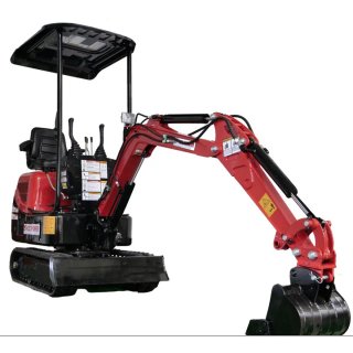 Miniexcavadora HZC POWER roja