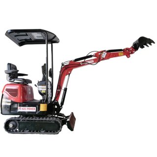 Miniexcavadora HZC POWER roja