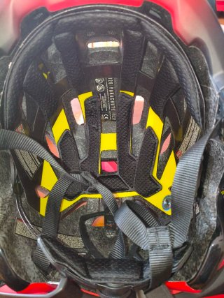 Casco MET Parachute MCR Negro/Rojo