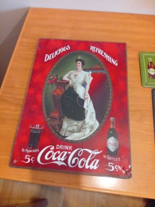 Chapa Coca-Cola Incomparavel