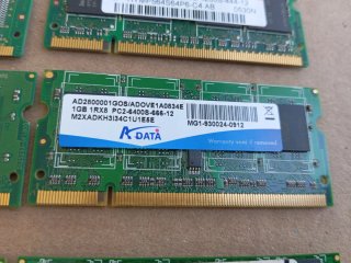 Lote 11 Memorias RAM SODIMM Hynix, K-DATA DDR2 pc2
