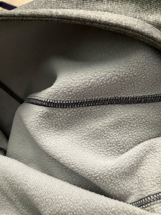 Chaqueta The North Face polar gris y azul