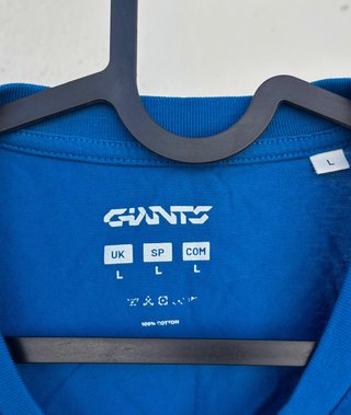 Camiseta azul manga corta equipo Esports GIANTX