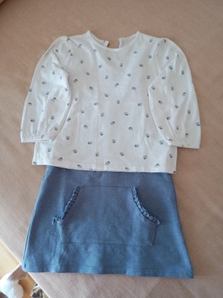Vestido peto y camiseta