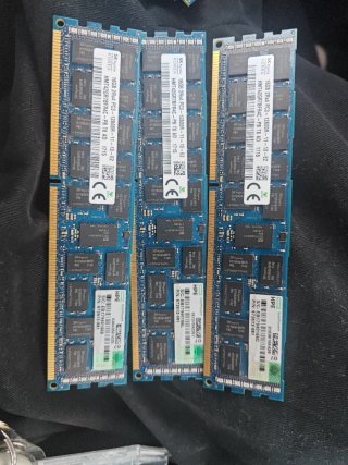 6 Módulos RAM DDR3 16GB 12800R ECC Servidor