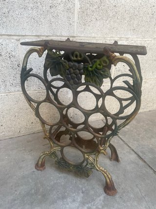 Porta bottiglie cantinetta vino vintage ghisa