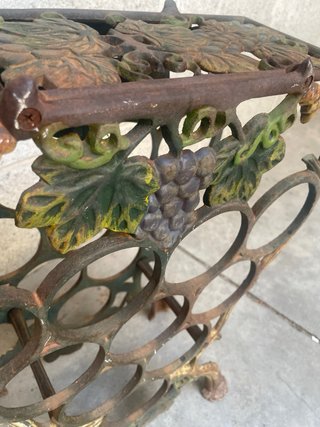 Porta bottiglie cantinetta vino vintage ghisa