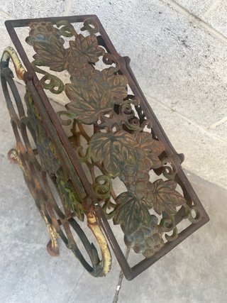 Porta bottiglie cantinetta vino vintage ghisa