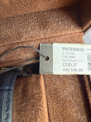 Reloj Paterson Automático Esfera Azul