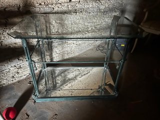 Mesa de forja con cristal