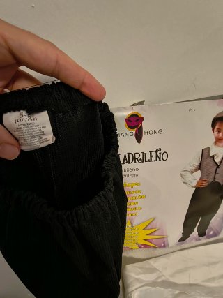 Traje Chulapo Madrileño Talla 5-6