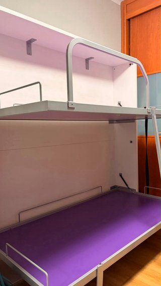 Litera Plegable Metálica y Madera