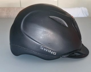 Casco de equitación negro