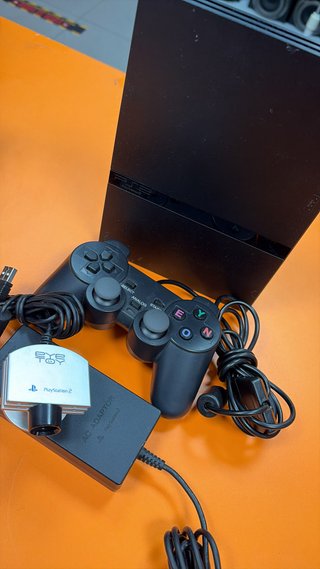 Consola PS2 Slim + Mando + Cámara + Cables