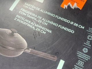 Sartén Croft Aluminio Fundido 26cm con Tapa