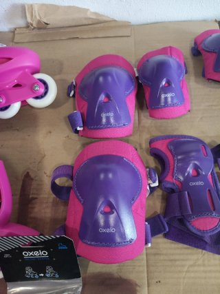 Patines Oxelo Talla 34-36 con Protecciones