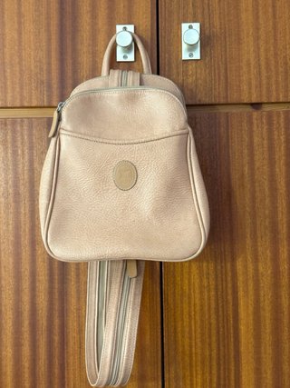 Mochila mujer vintage camel CRISAN BAGS buen estad