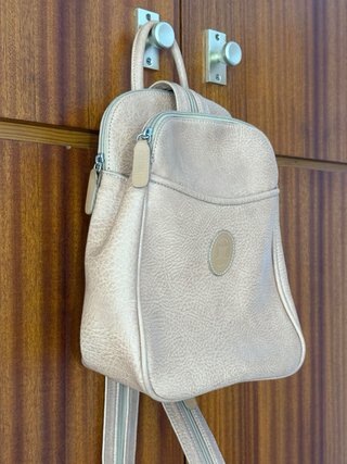 Mochila mujer vintage camel CRISAN BAGS buen estad