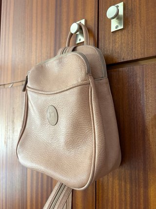 Mochila mujer vintage camel CRISAN BAGS buen estad