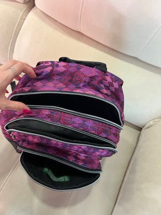 Mochila Totto Morada y Rosa
